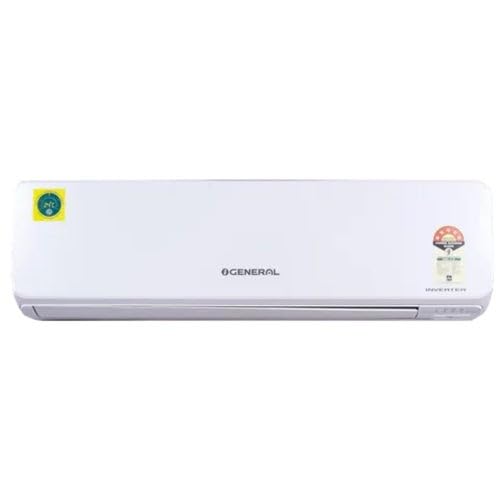 O General 2 Ton 5 Star Inverter Split AC | Copper Condenser | PM 2.5 Filter | Ambient Cooling | R32 Refrigerant (ASGG24CGAA-B, White, 2025 Model)
