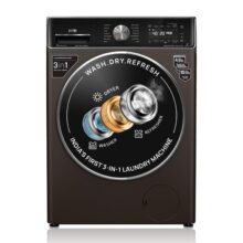 IFB 10 Kg/7 Kg/3 Kg 3-in-1, AI Powered, Fully Automatic Washer Dryer Refresher (IFB Laundrimagic®, EXECUTIVE PLUS ZXM, 9 Swirl Wash, Eco Inverter Technology, Mocha)